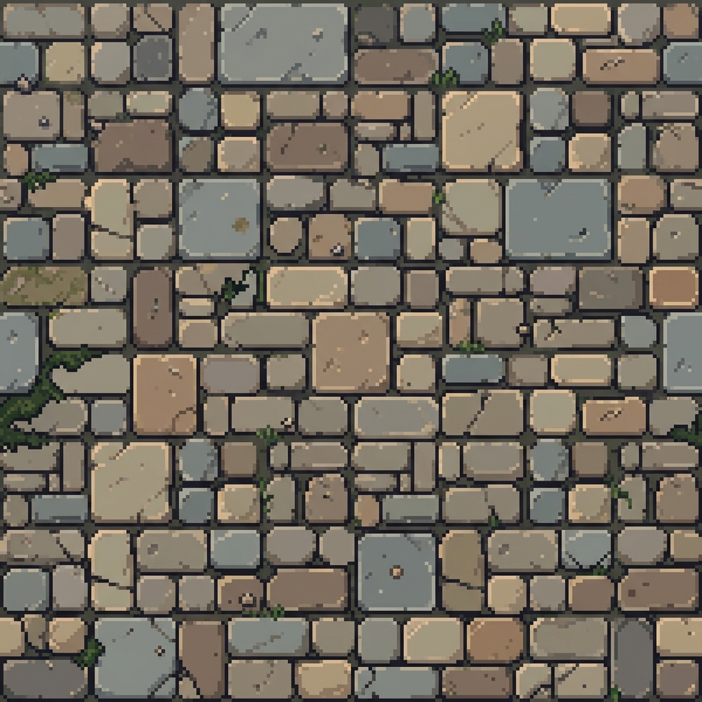 Pixel Square AI Art