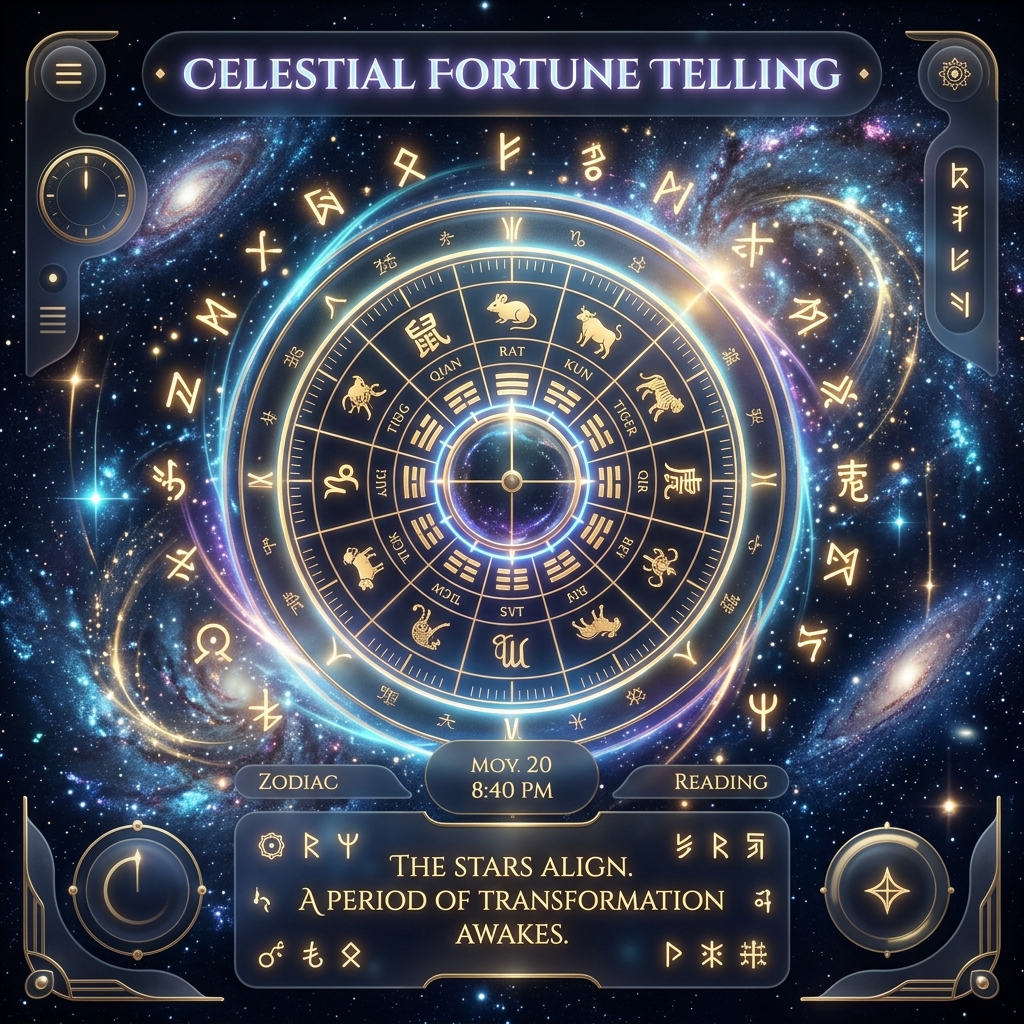 Saju Analysis AI Art